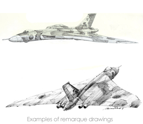Examples of remarque drawings