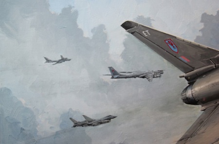 Typhoon painting detail