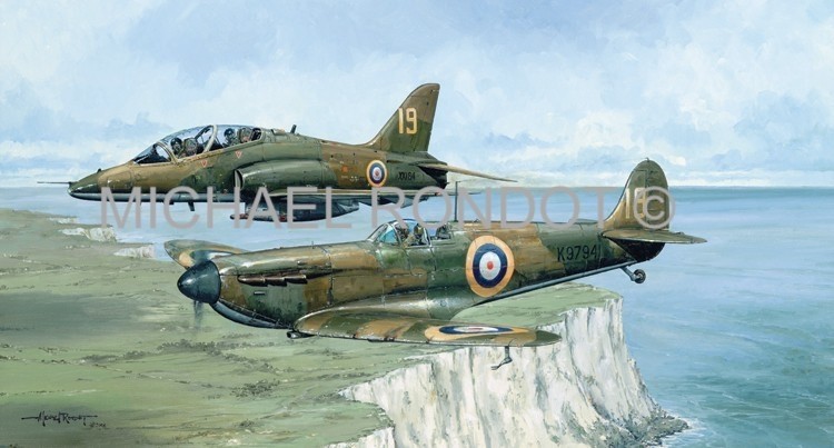 70 Years. Spitfire Mk1. No.19 Squadron RAF