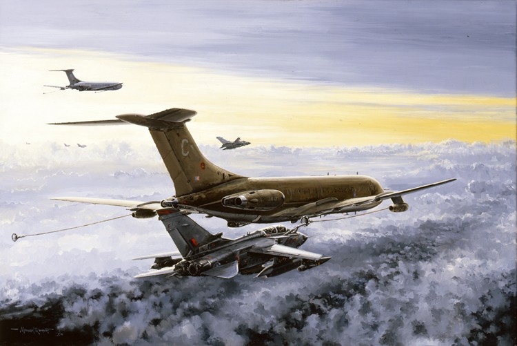 RAF VC10 AAR. Atlantic Trail. 