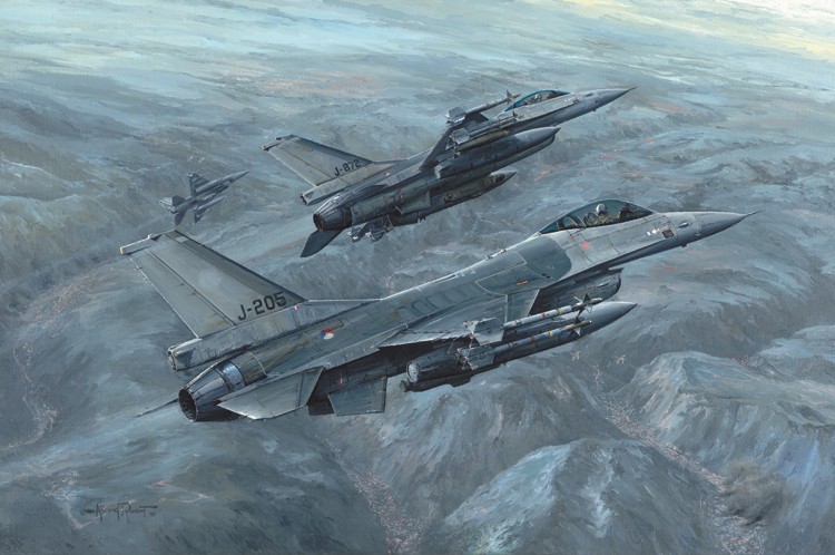 F-16s over Bosnia