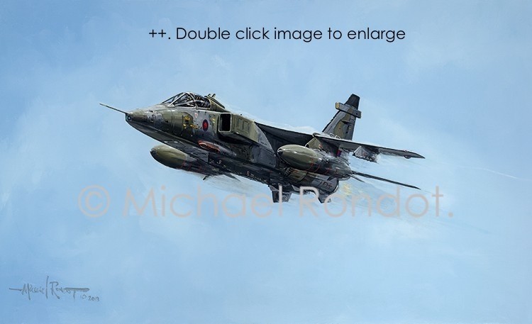 RAF Sepecat Jaguar Low Flyby 