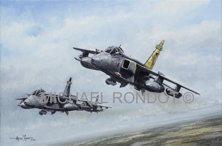 54 Squadron Farewell. RAF Coltishall Jaguar 